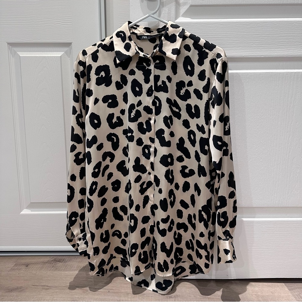 Zara Print Blouse